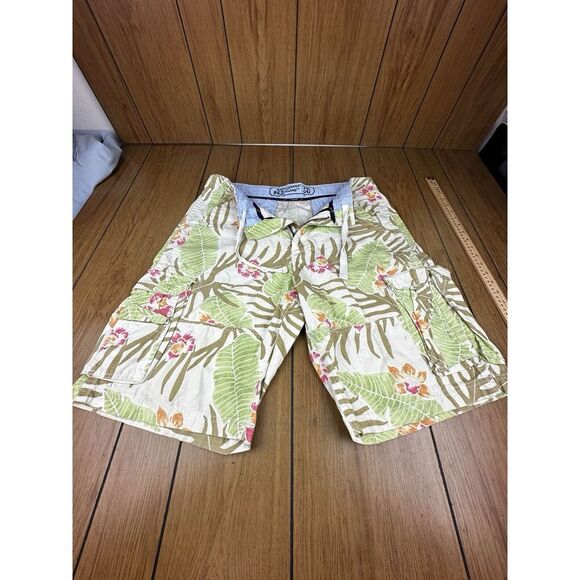 Other - Canterbury New‎ Zealand Mens 38 Blue Floral Cargo Short 11" Inseam